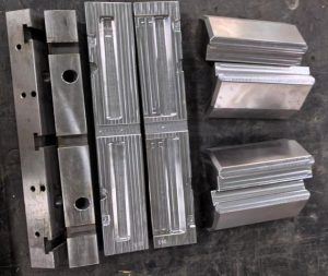 P20 and H13 mold steel blocks for injection molding inserts