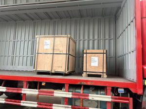 Wooden crate packaging for shipping injection molds overseas safely