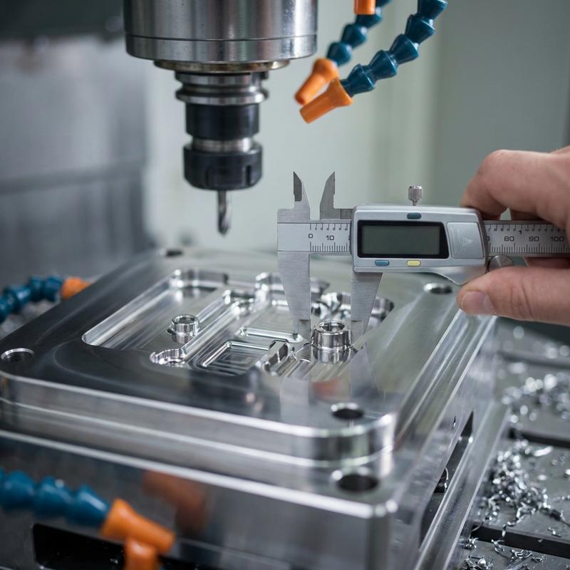CMM inspection of precision injection mold guide pins and bushings for dimensional accuracy