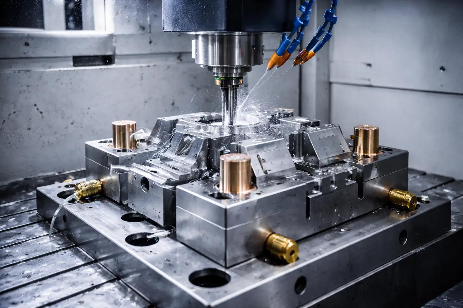 CNC machining process for precision injection mold guide pin components