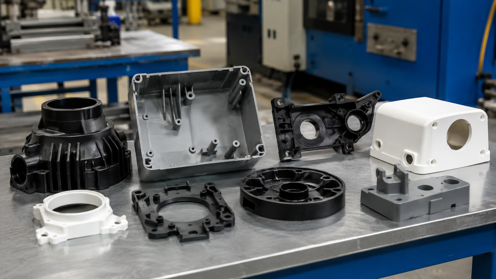 Custom plastic parts manufacturer producing injection molded housings and precision plastic components