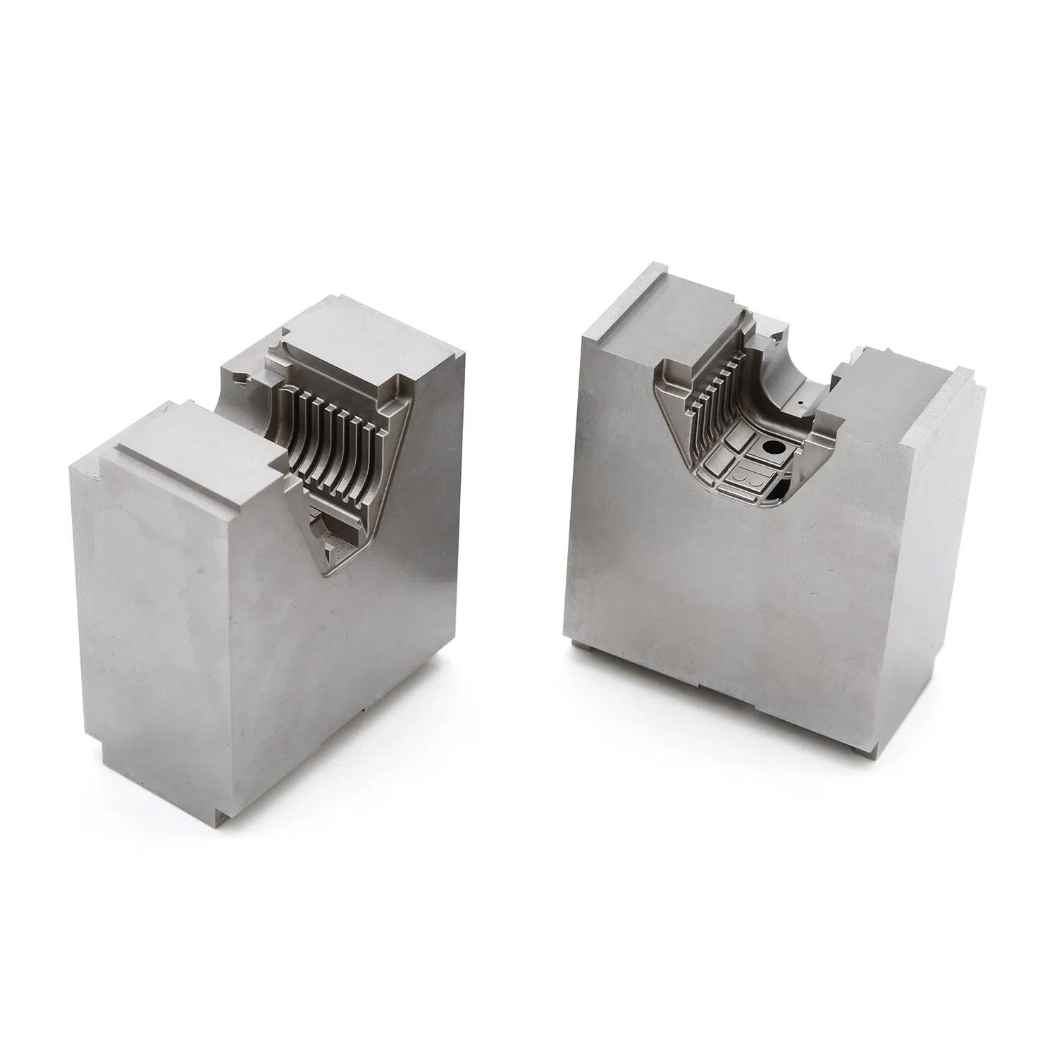 Finished injection mold core and cavity components