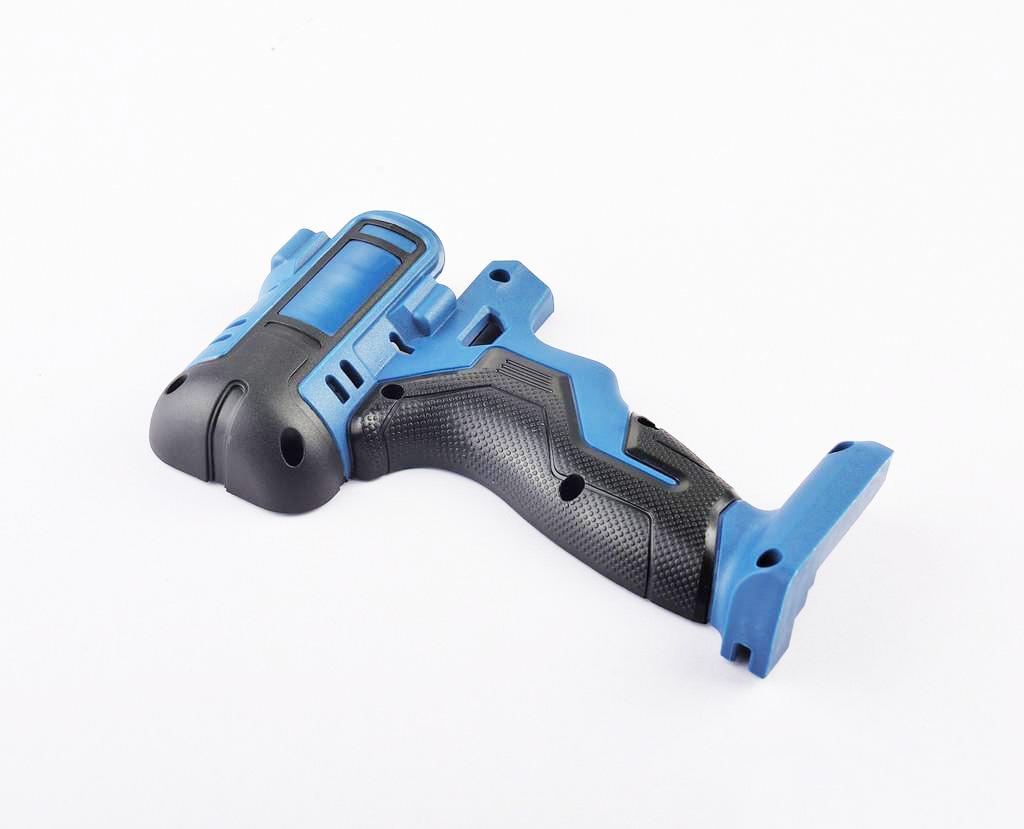Industrial plastic parts manufactured using TPE overmolding process