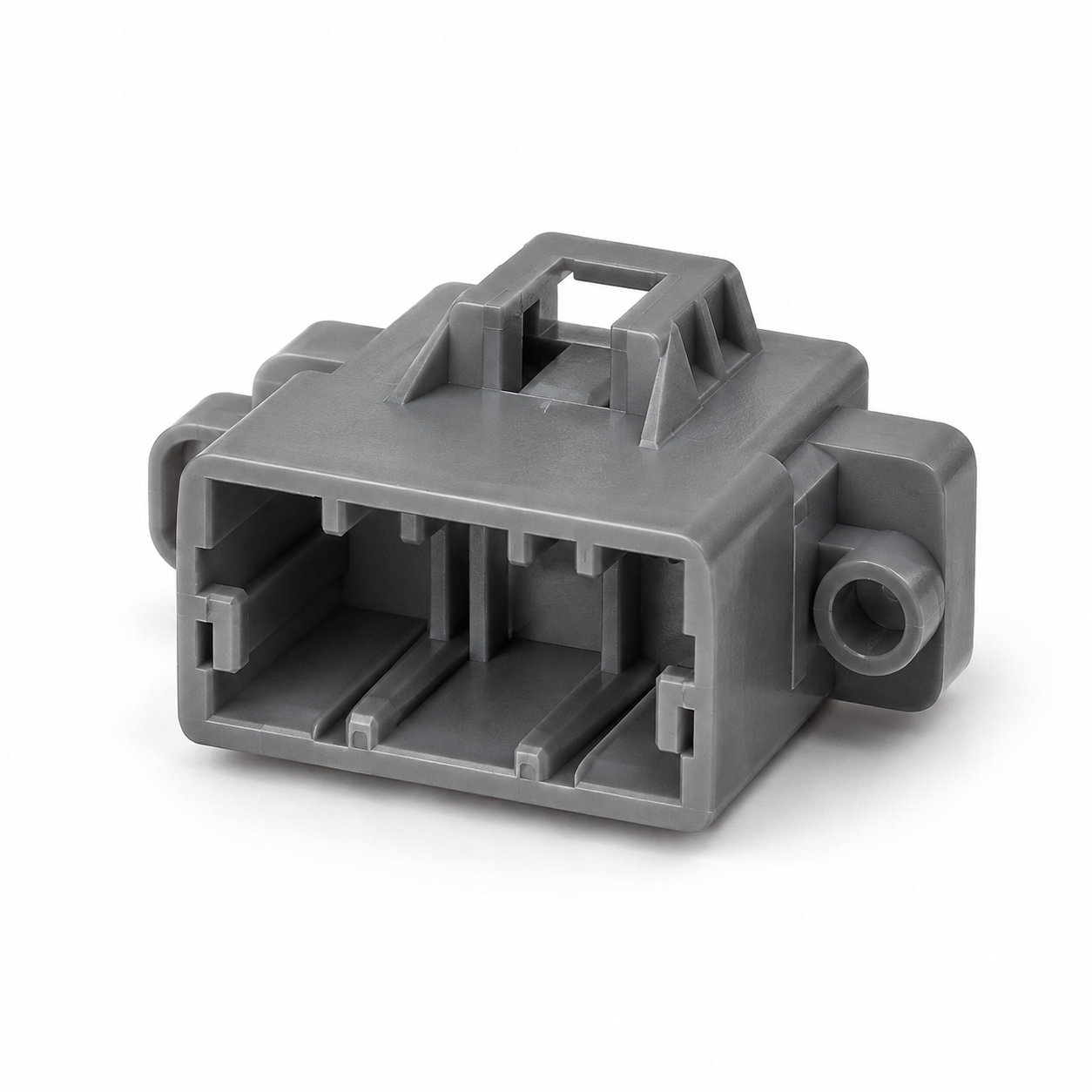 PET injection molding part with stable dimensions and controlled crystallization