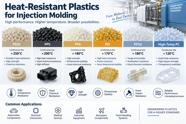 Heat-Resistant Plastics for Injection Molding