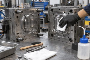 injection mold cleaning procedures for cavity and core maintenance