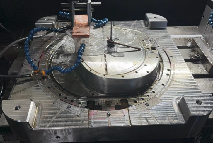Injection mold modification showing existing molds, updated plastic parts, and revised design drawings