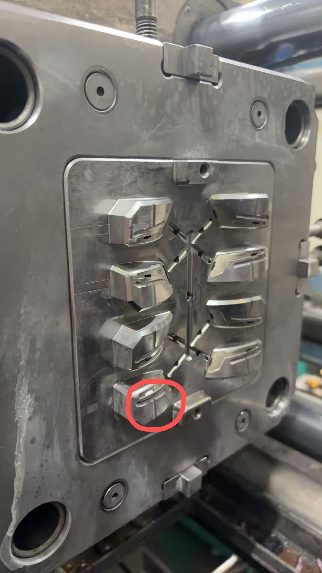 injection mold release problem with plastic part sticking to core