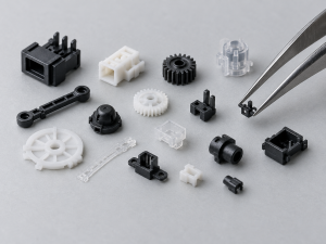 Micro injection molding parts with small features and tight dimensional tolerances