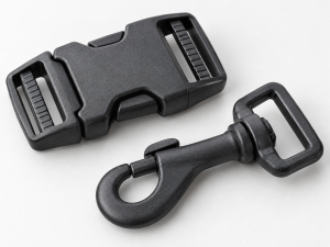 Nylon glass filled injection molding parts with durable reinforced structure