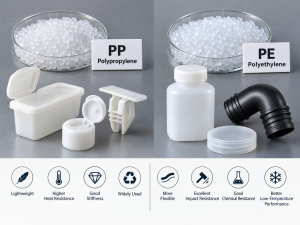 Polypropylene vs polyethylene for injection molding