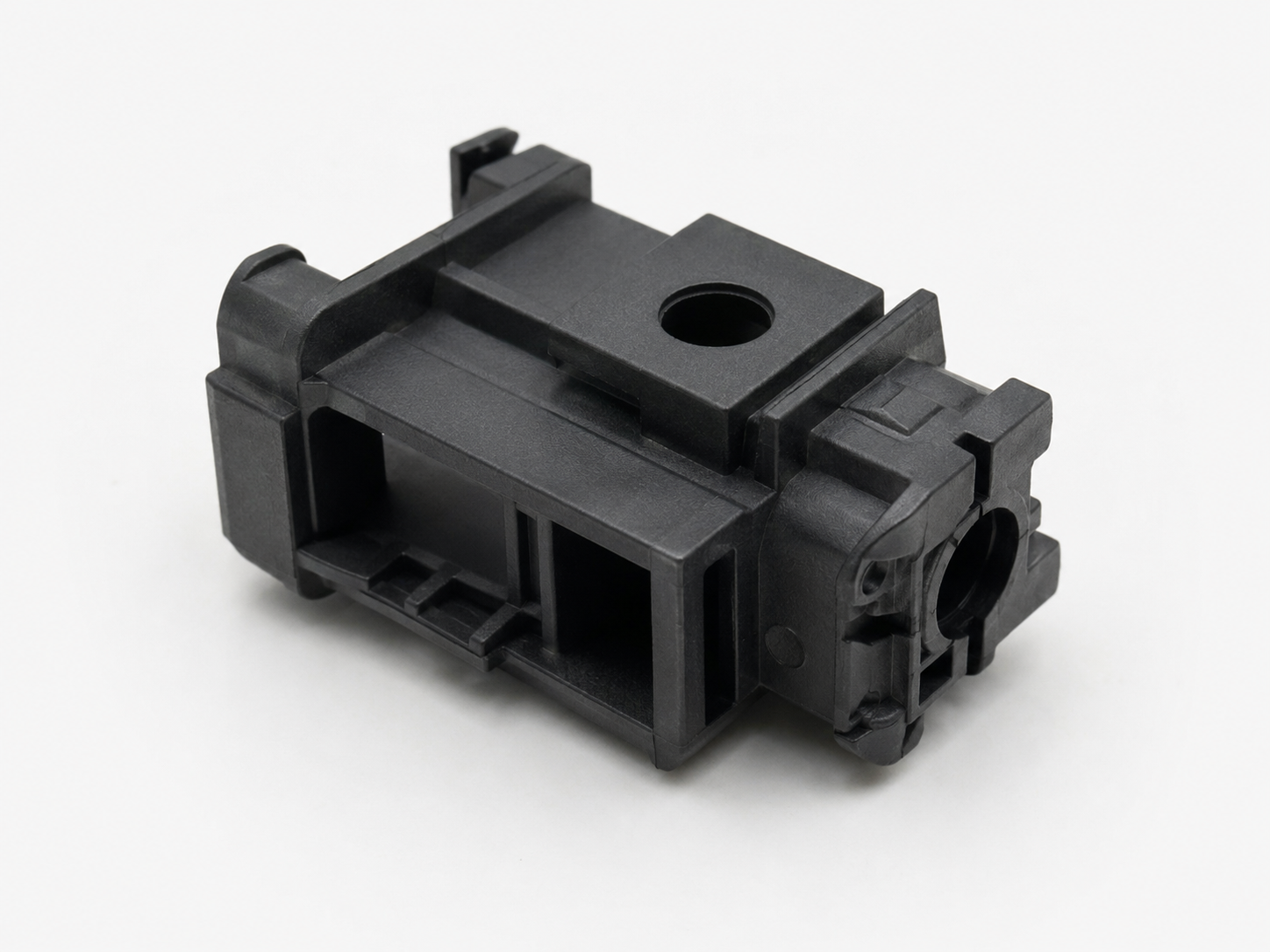 Small precision plastic part produced by a small plastic parts manufacturer