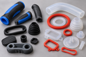 TPE vs silicone molded parts comparison