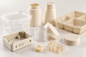 PLA injection molding products including plastic containers, housings, lids, and consumer goods